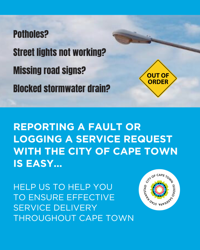 how to log a service request with the City of Cape Town (2)