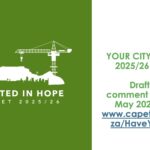 The City of Cape Town Draft Budget 2025-2026 comment period is open