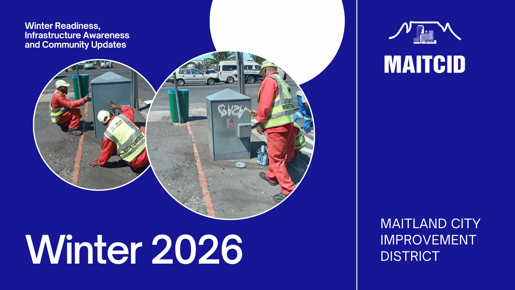 Winter Readiness, Infrastructure Awareness and Community Updates