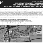 MAITCID voortrekker road upgrades